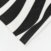 Zebra Stripes Pattern met Elephant + uw ideeën Fleece Deken (Hoek)