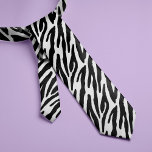 Zebra Stripes Pattern Stropdas<br><div class="desc">Zebra print aangepast stropdas</div>