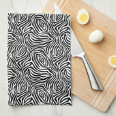 Zebra Stripes Pattern Theedoek (Quarter Fold)