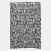Zebra Stripes Pattern Theedoek (Verticaal)
