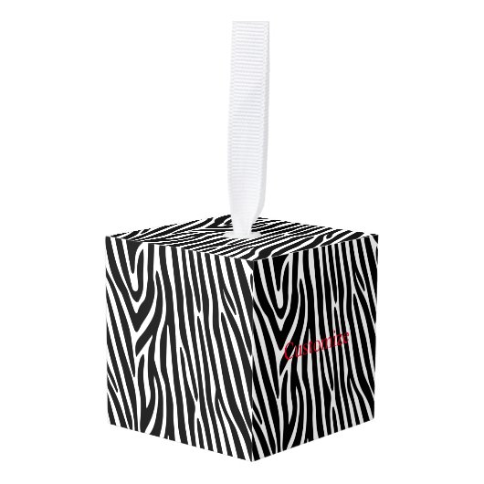 Zebra Stripes Pattern Thunder_Cove Decoratie (Voorkant hoekig)