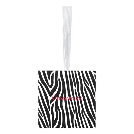 Zebra Stripes Pattern Thunder_Cove Decoratie (Rechts)