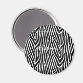 Zebra Stripes Pattern Thunder_Cove Magneet (Voorkant / Achterkant)