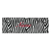 Zebra Stripes Pattern Thunder_Cove Naambadge (Voorkant)