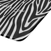 Zebra Stripes Pattern Thunder_Cove Snijplank (Hoek)
