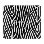 Zebra Stripes Pattern Thunder_Cove Snijplank (Voorkant)