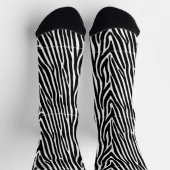 Zebra Stripes Pattern Thunder_Cove Sokken (Top)