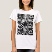 Zebra Stripes Pattern Thunder_Cove T-shirt (Voorkant)