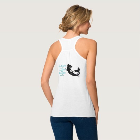 Zebra Stripes Pattern Thunder_Cove Tanktop (Volledige Achterkant)