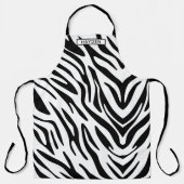 Zebra Stripes personaliseren Schort (Voorkant)