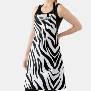 Zebra Stripes personaliseren Schort
