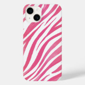 Zebra Stripes Pink Wild Animal Print Case-Mate iPhone Case (Achterkant)