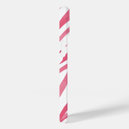 Zebra Stripes Pink Wild Animal Print Case-Mate iPhone Case (Achterkant / Rechts)