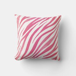 Zebra Stripes Pink Wild Animal Print Kussen