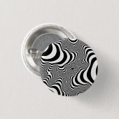 Zebra Stripes Ronde Button 3,2 Cm (Voorkant /achterkant)