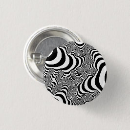 Zebra Stripes Ronde Button 3,2 Cm