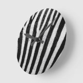 zebra Stripes Ronde Klok (Hoek)