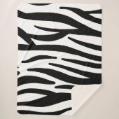 Zebra Stripes Sherpa Deken (Voorkant)