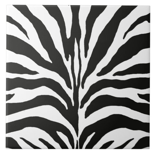 Zebra Stripes Tegeltje (Voorkant)