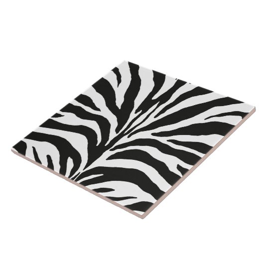 Zebra Stripes Tegeltje (Zijkant)