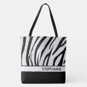 Zebra Stripes Tote Bag (Voorkant)