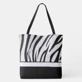 Zebra Stripes Tote Bag (Achterkant)