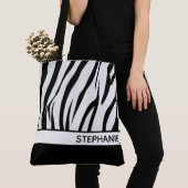 Zebra Stripes Tote Bag (Dichtbij)