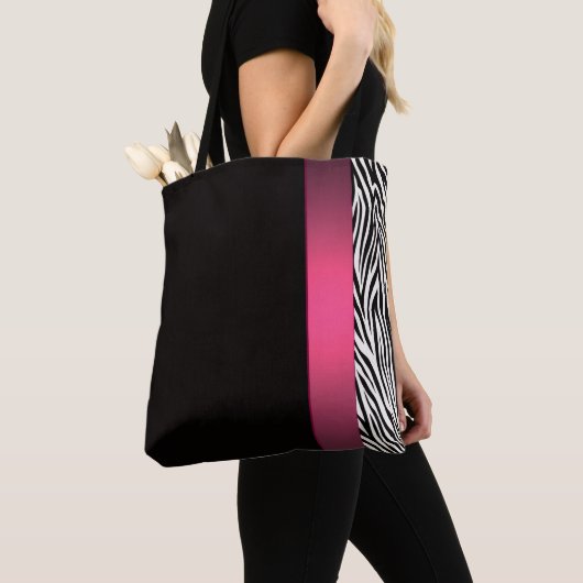 Zebra Stripes Tote Bag (Dichtbij)