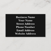 Zebra Stripes Visitekaartje (Achterkant)