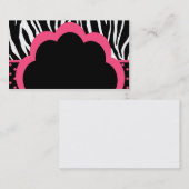 Zebra Stripes Visitekaartjes (Voorkant / Achterkant)