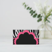 Zebra Stripes Visitekaartjes (Staand voorkant)