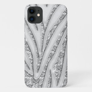 Zebra Stripes White Diamond iPhone 4 Case
