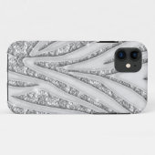 Zebra Stripes White Diamond iPhone 5 Hoesje (Achterkant (horizontaal))