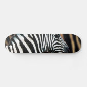 Zebra Stripes Wildlife Animal Art skateboard dek (Horizontaal)