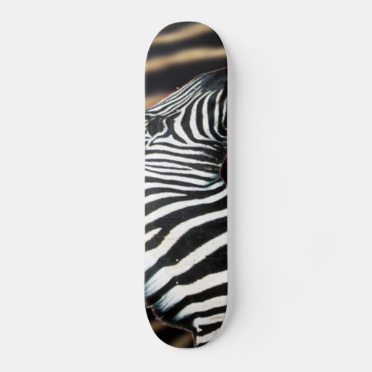 Zebra Stripes Wildlife Animal Art skateboard dek (Voorkant)