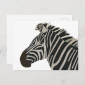Zebra Stripes Wildlife Animal Briefkaart (Voorkant / Achterkant)