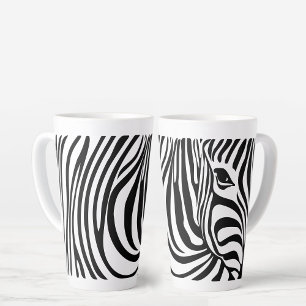 Zebra Stripes Zebra Cup Latte Mok