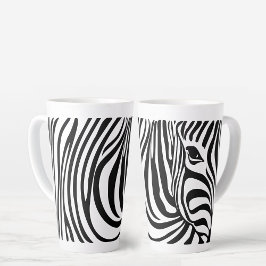 Zebra Stripes Zebra Cup Latte Mok