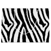 Zebra Stripes Zwart & Wit | Bold Safari Groot Cadeauzakje (Voorkant)