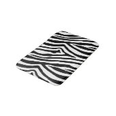 Zebra Stripes Zwart & Wit | Safari Animal Print Badmat (Gekanteld)