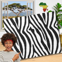 Zebra Stripes Zwart & Wit | Safari Animal Print