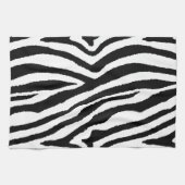 Zebra Stripes Zwart & Wit | Stijlvolle dierenprint Theedoek (Horizontaal)