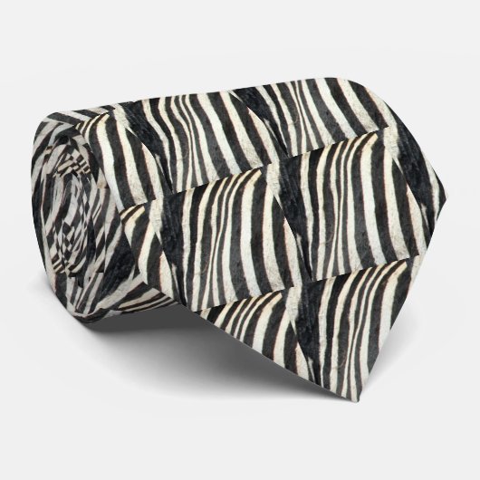 zebra stripey stropdas (Opgerold)