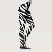 Zebra Strips Patroon Print Leggings (Rechts)