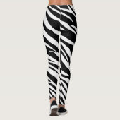 Zebra Strips Patroon Print Leggings (Achterkant)