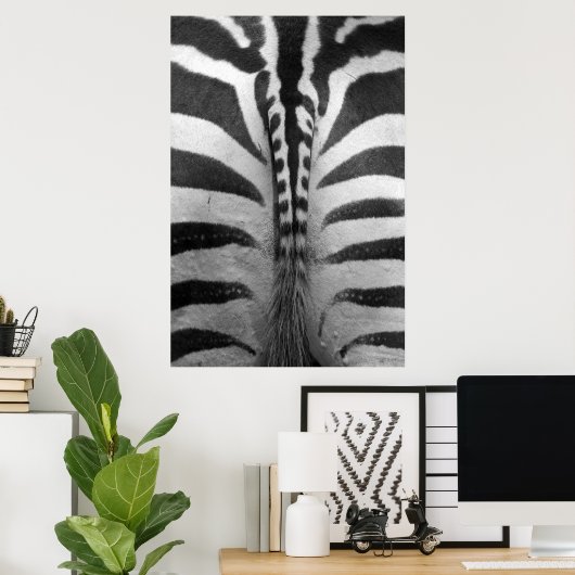 Zebra Strips Poster (Thuiskantoor)