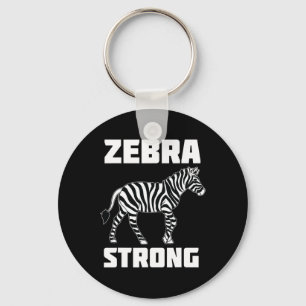 Zebra Strong Ehlers Danlos Syndrome Awareness Warr Sleutelhanger