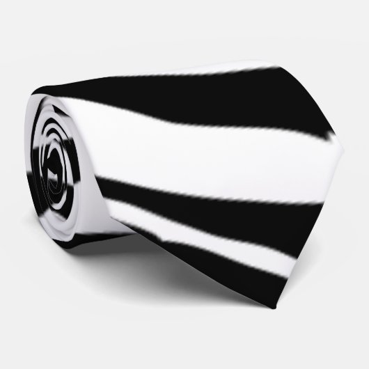 zebra stropdas (Opgerold)