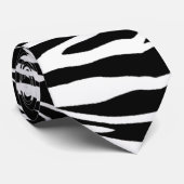 Zebra Stropdas (Opgerold)