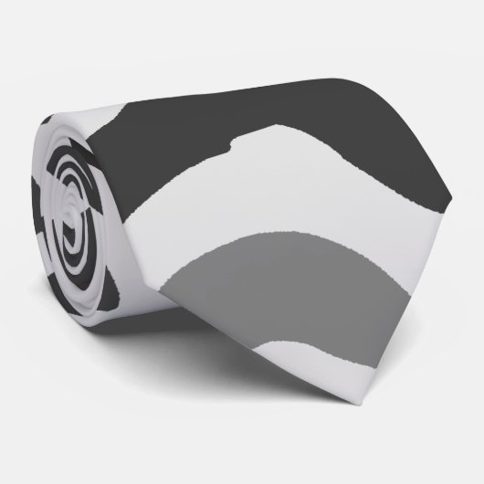 Zebra Stropdas (Opgerold)